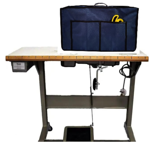 Generic Sewing Machine Cover, Navy Blue, Polyester, 21" x 52cm x 31cm, Elastic Band
